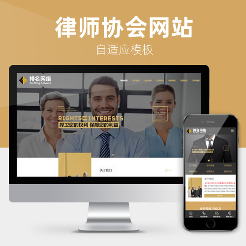 商务服务律师协会网站模板