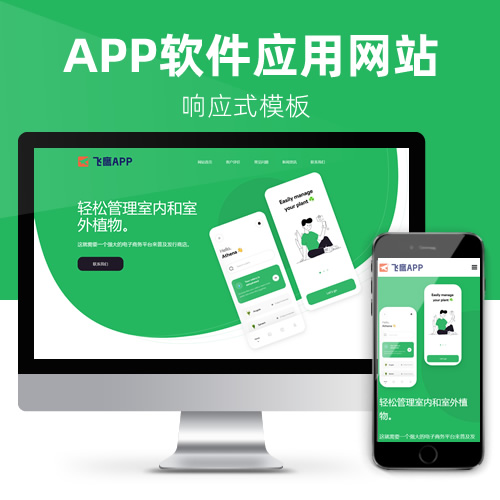 响应式营销型app软件应用网站模板下载